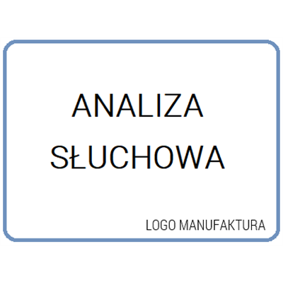 ANALIZA SŁUCHOWA