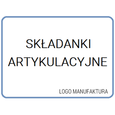 SKŁADANKI ARTYKULACYJNE