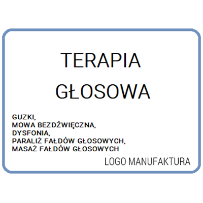 TERAPIA GŁOSOWA